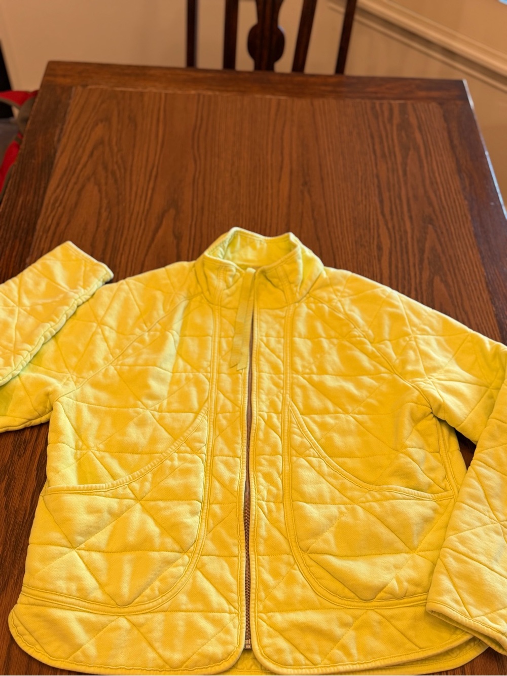 CALIA by Carrie Underwood Quilted Yellow Puffer Jacket